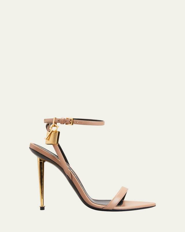 Lock Stiletto Sandals